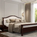 Sienna King Size Bed (Off-White Headboard)